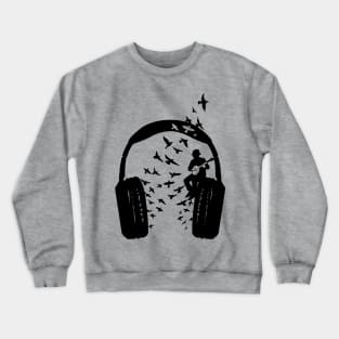 Headphone Banjo Crewneck Sweatshirt